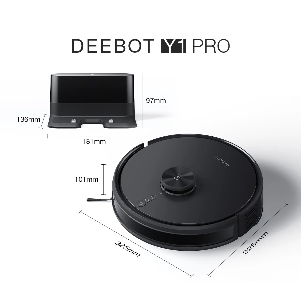 جارو رباتیک اکووکس Ecovacs Y1 Pro Robot Vacuum Cleaner