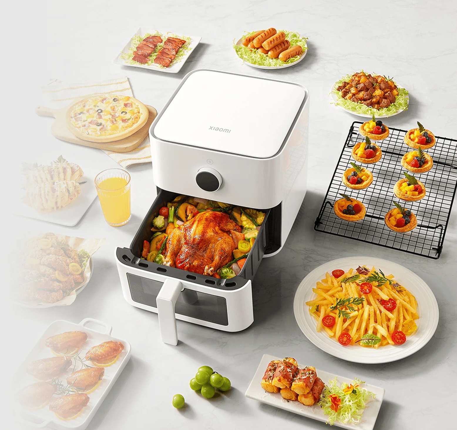 سرخ کن بدون روغن (هواپز) 5.5 لیتری شیائومی مدل Mijia Smart Air Fryer 5.5L MAF07