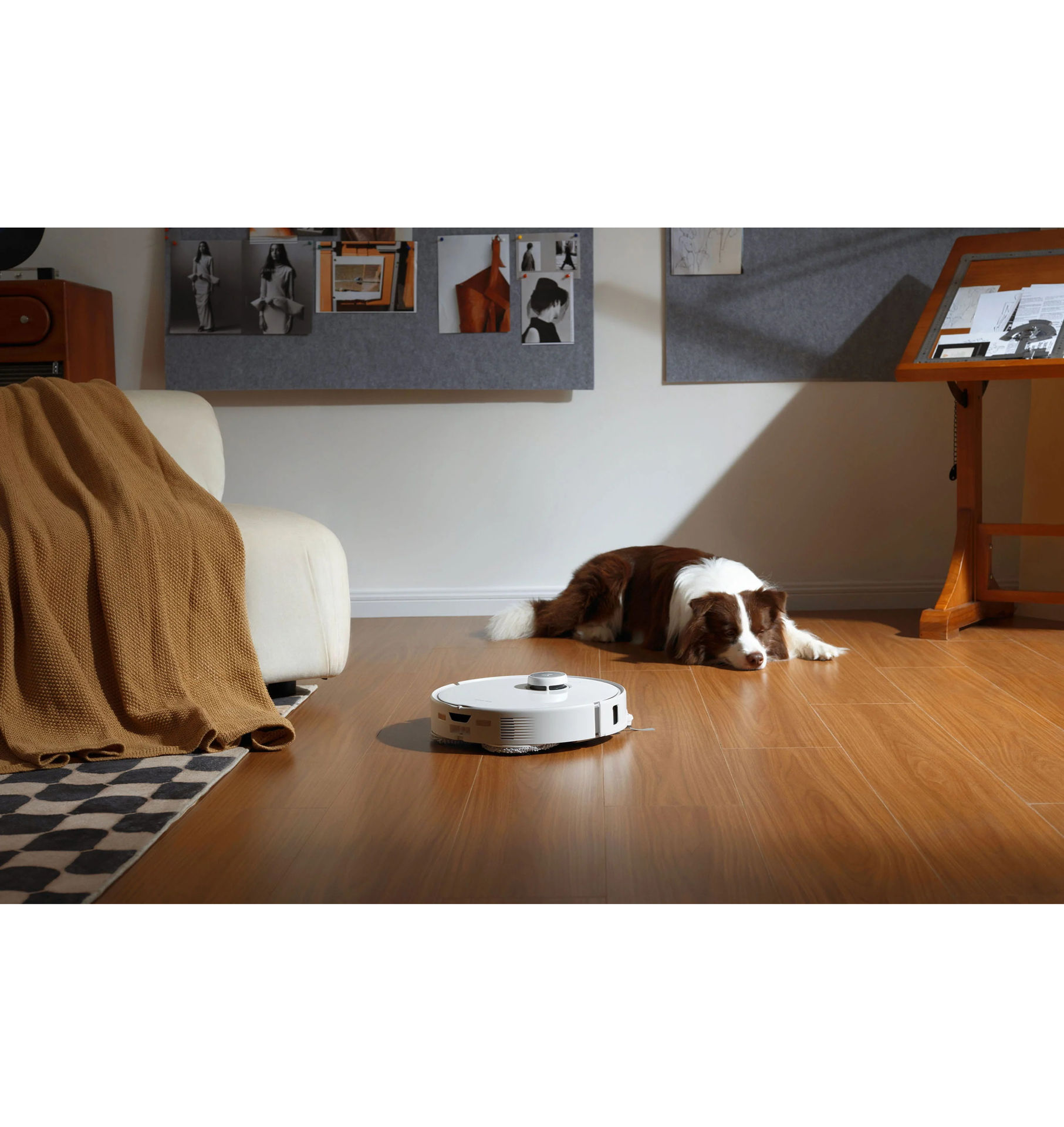 جارو رباتیک شیائومی روبوراک Roborock Qrevo Curv Robot Vacuum