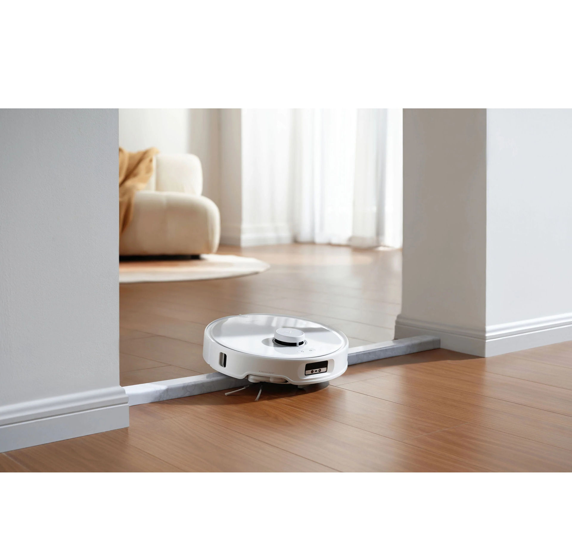 جارو رباتیک شیائومی روبوراک Roborock Qrevo Curv Robot Vacuum