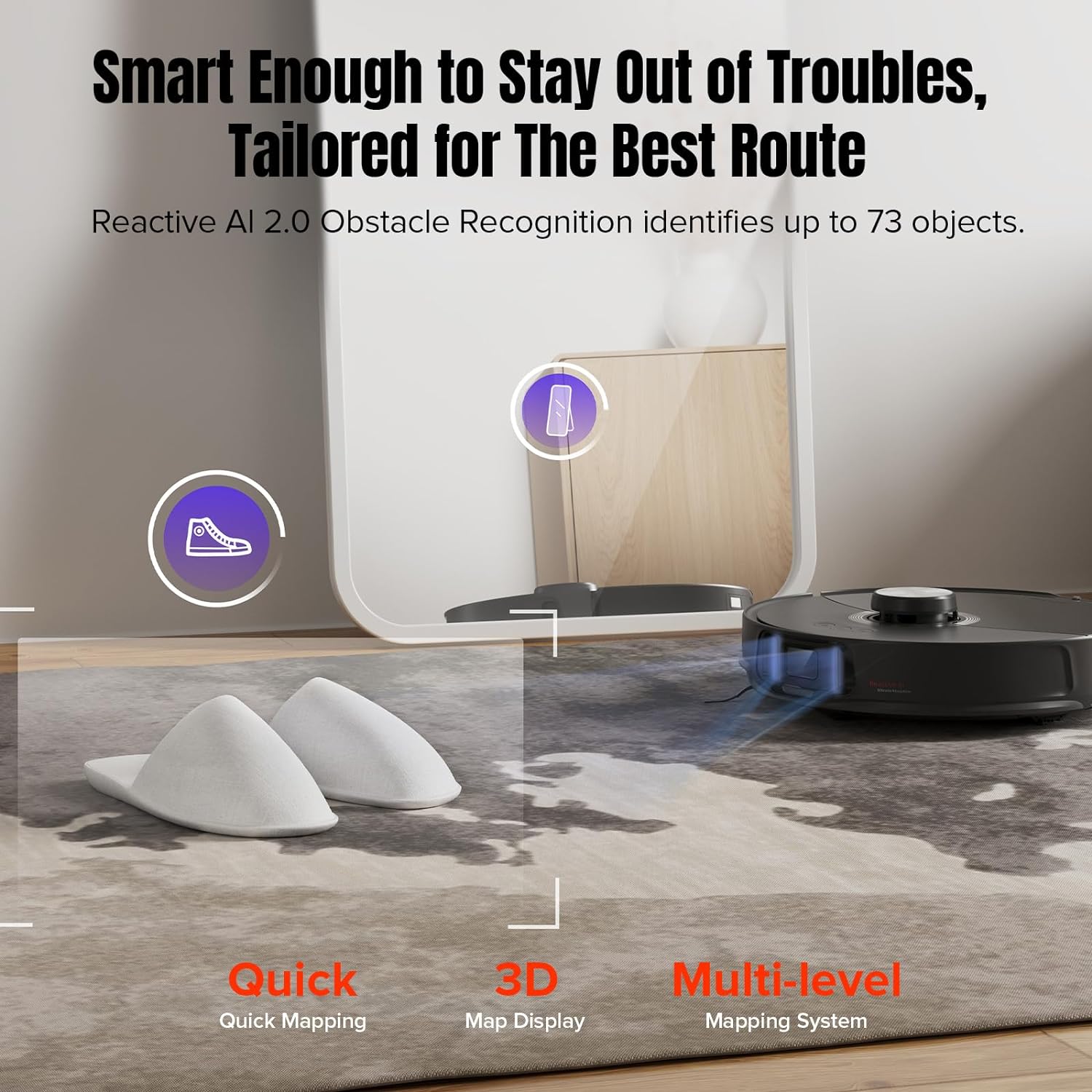 جارو رباتیک شیائومی روبوراک Roborock S8 MaxV Ultra Robot Vacuum