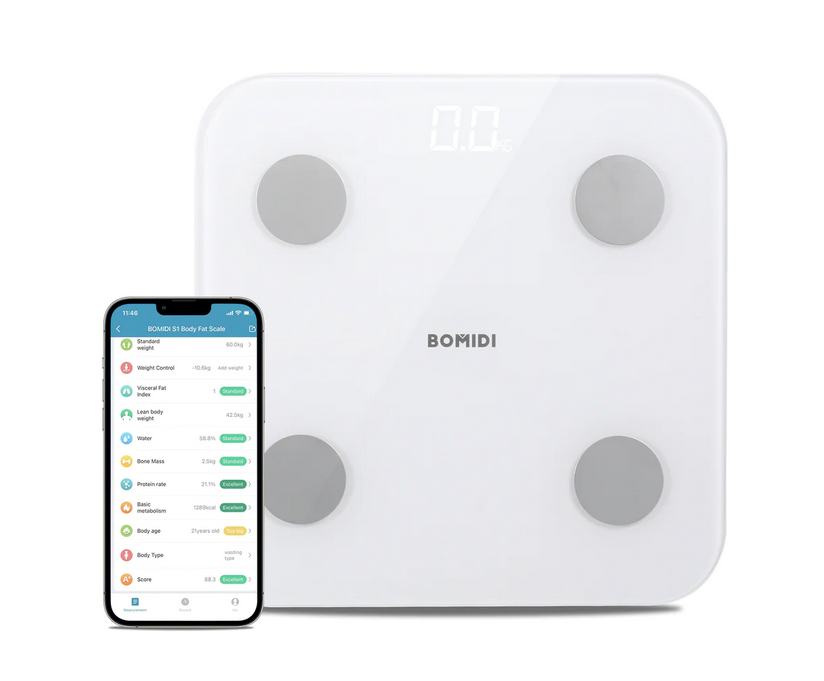 ترازو هوشمند بومیدی مدل Bomidi Smart Body Fat Scale S1