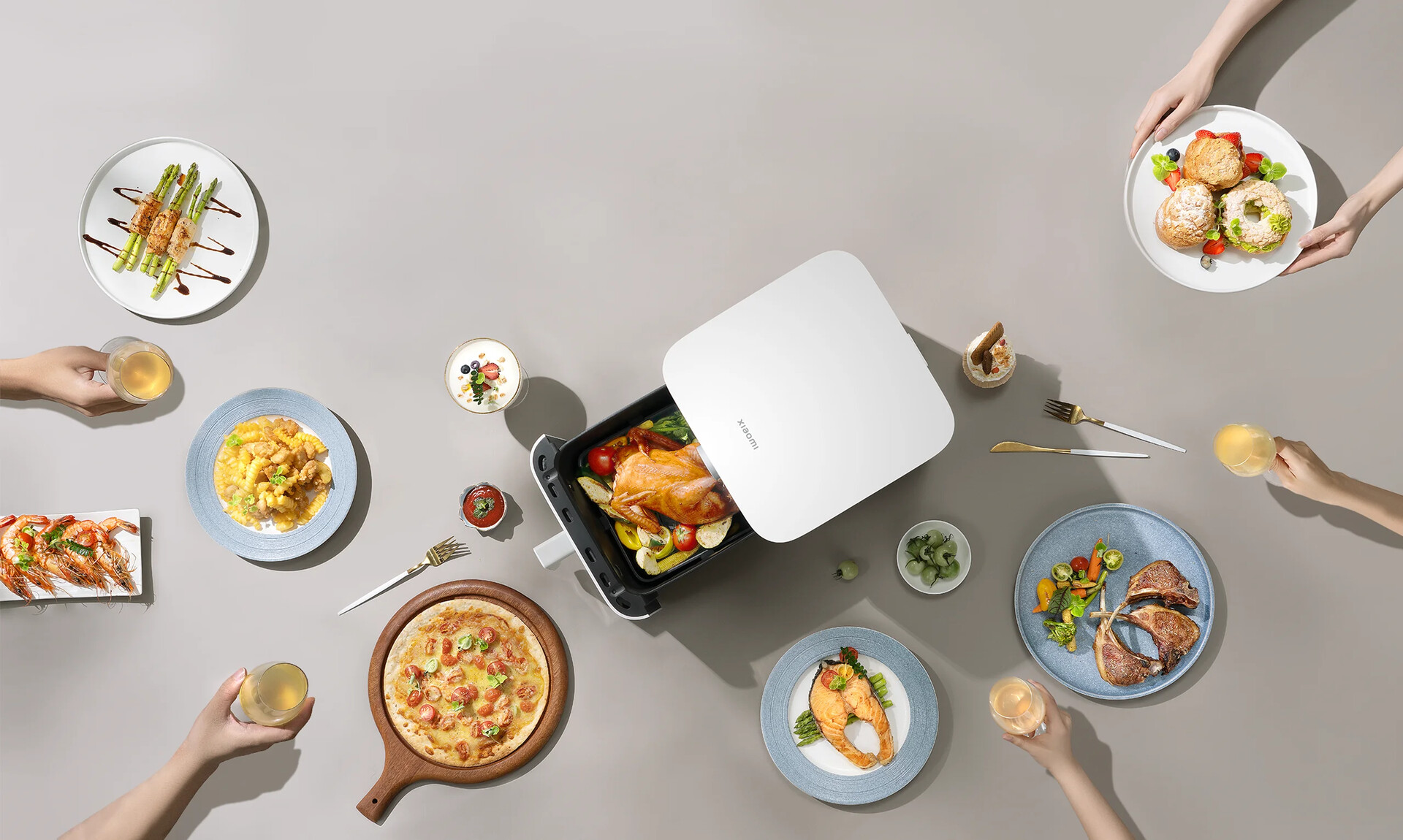 سرخ کن بدون روغن (هواپز) هوشمند 6.5 لیتری شیائومی مدل Xiaomi Smart Air Fryer 6.5L MAF10